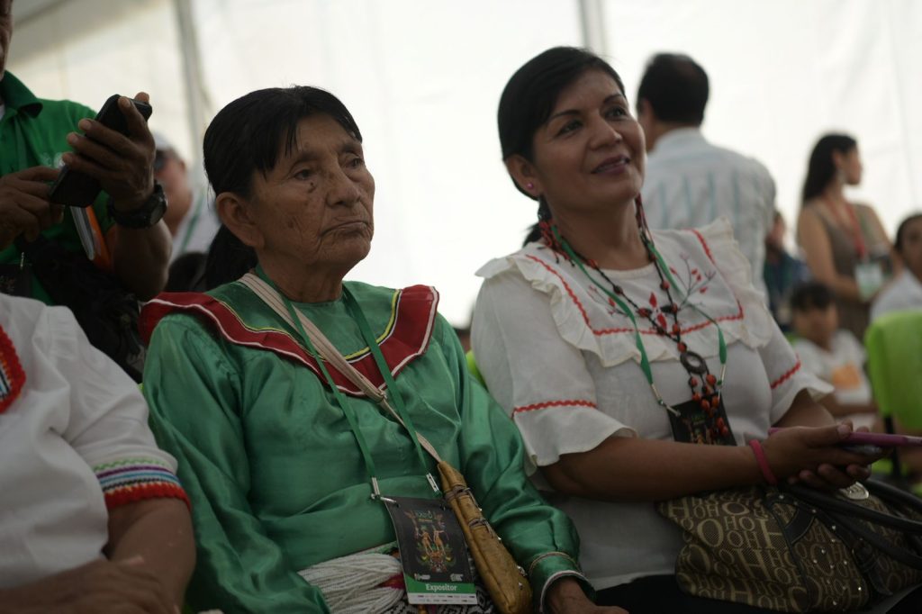 Diana Mori representa a emprendedoras indígenas