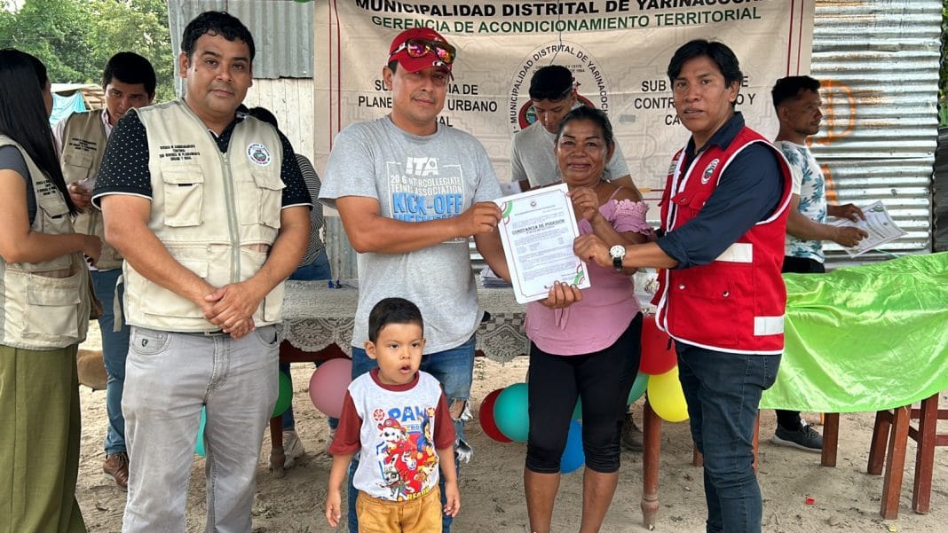 MDY entregó 40 constancias de posesión en AH Los Magníficos de Primavera