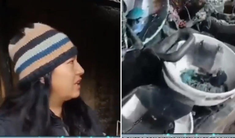 Huancayo: joven ingresa a vivienda en llamas para salvar S/800 que ahorró para cumpleaños de su madre