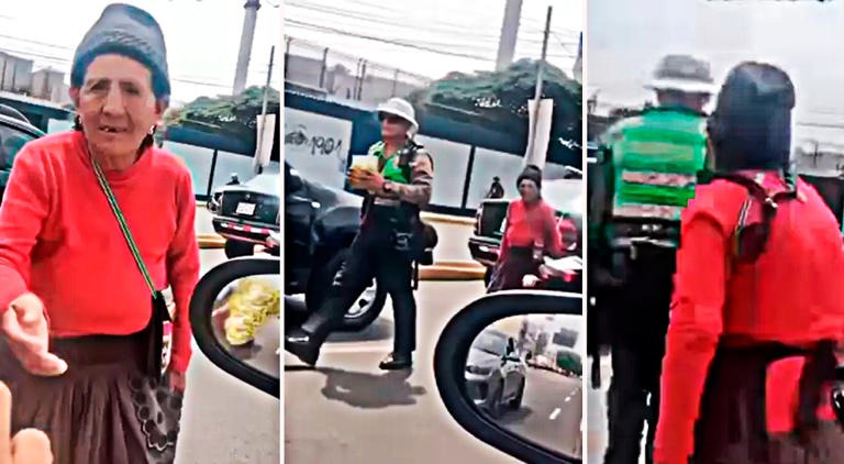 Policía ayuda a abuelita a vender caramelos para comprar su medicina y noble gesto es viral