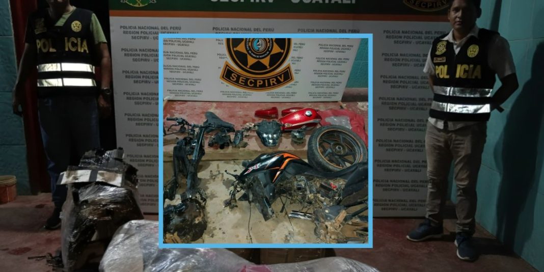 Recuperan motocicleta robada en Manantay