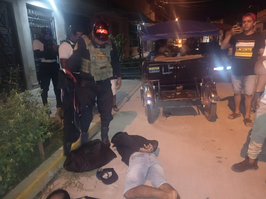 Detienen a 4 delincuentes que huían con un bebé a bordo