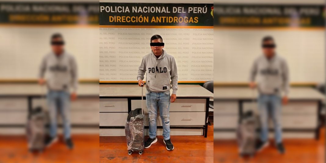 Lima: Detienen a sujeto que trasladaba estupefacientes en el interior de su cuerpo