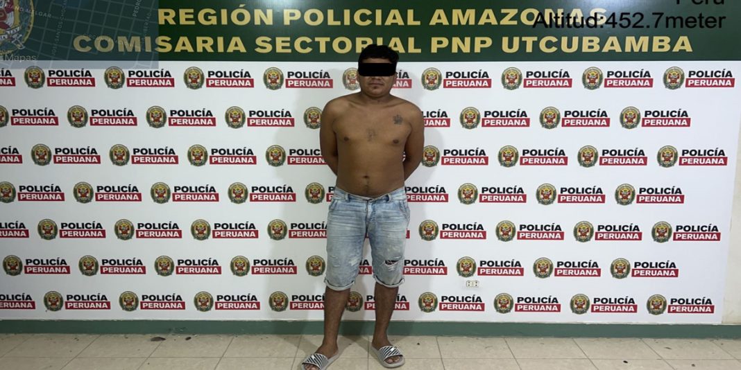 Amazonas: Cae alias “Mandarina” implicado en asalto a local comercial