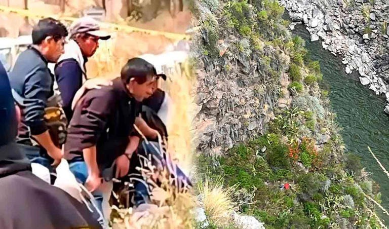 Arequipa: minero reportado como desaparecido es encontrado sin vida en barranco del río Colca