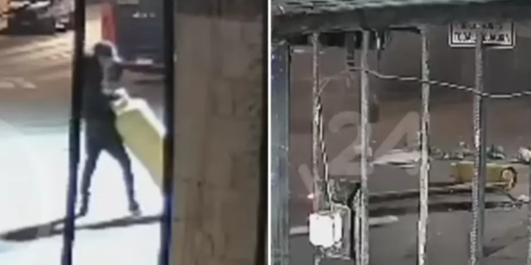 Chile: Delincuente queda gravemente herido tras explosión de balón de gas