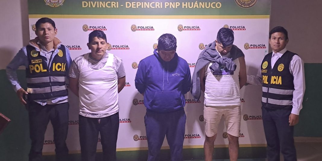 Huánuco: Capturan a líderes de la banda “Los Camaleones del Valle” Huánuco: Capturan a líderes de la banda “Los Camaleones del Valle”