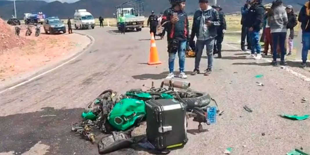 Puno: Motociclista fallece tras chocar con un camión