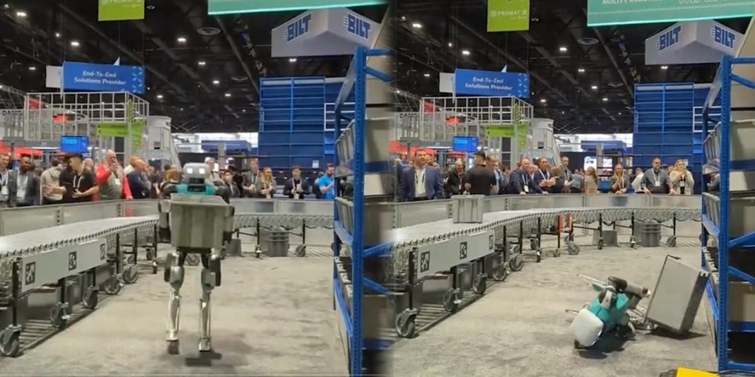 Robot colapsa luego de 20 horas de trabajo