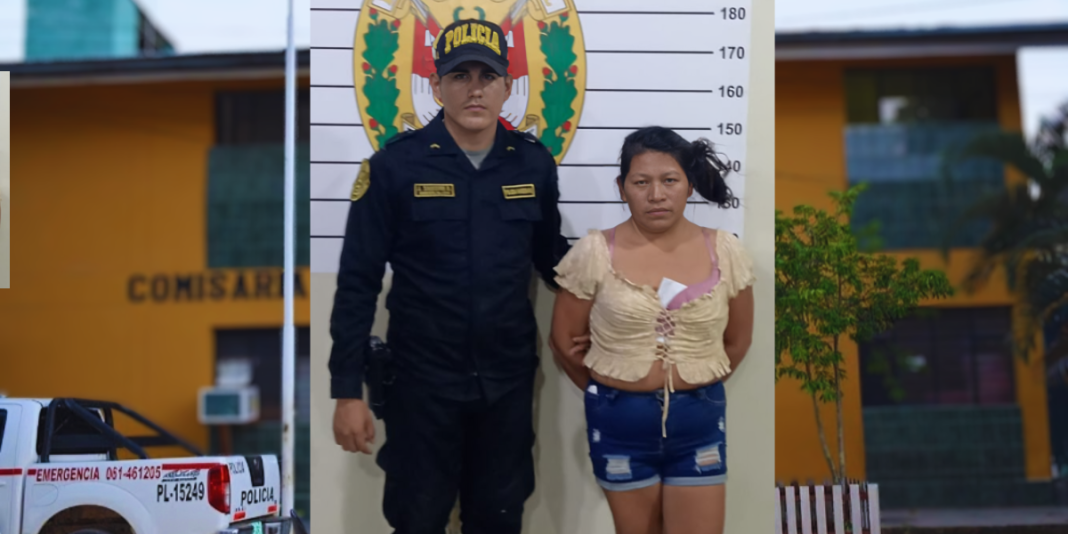 Detienen a mujer que terminó golpeando a su congénere mientras ingerían bebidas alcohólicas