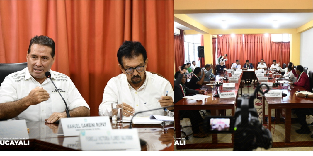 Gobernador y funcionarios del GOREU rindieron informe a consejeros regionales