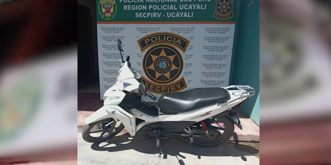 Agentes de la SECPIRV recuperan una motocicleta robada