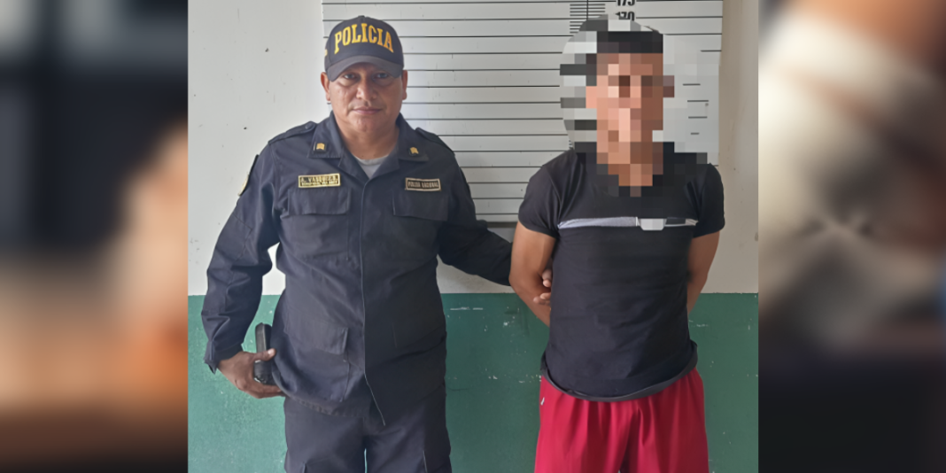 En el caserío las mercedes detienen a sujeto acusado por lesiones