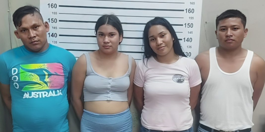 Capturan de cuatro integrantes de la presunta banda criminal bautizada como “Los Pulpos de Pucallpa”