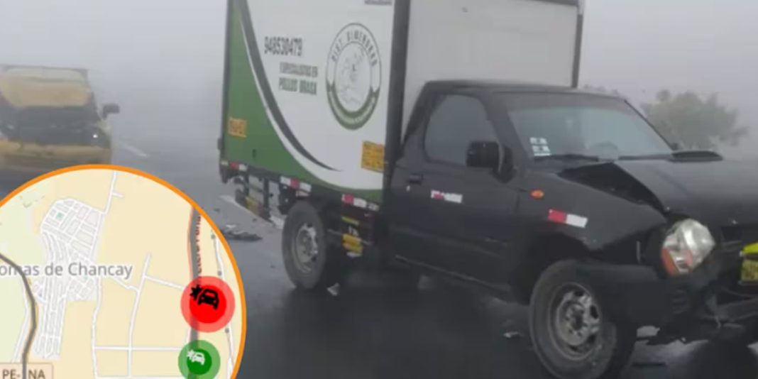 Nuevo accidente en Pasamayo: choque de ocho vehículos en menos de 24 horas