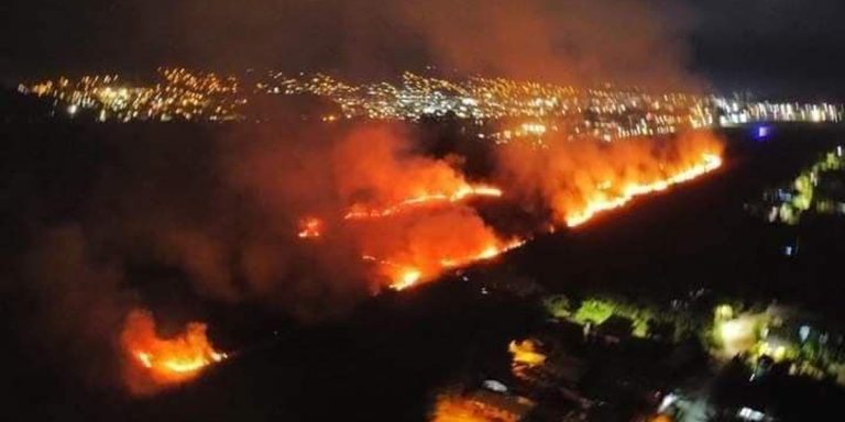 Reportan incendio en el aeropuerto de Tingo María