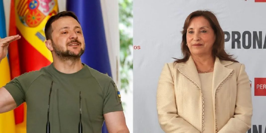 Presidente de Ucrania Invita a Presidenta de Perú a la Cumbre de Paz en Suiza Presidente de Ucrania Invita a Presidenta de Perú a la Cumbre de Paz en Suiza