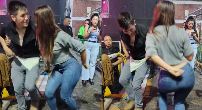 Peruanos bailando huayno