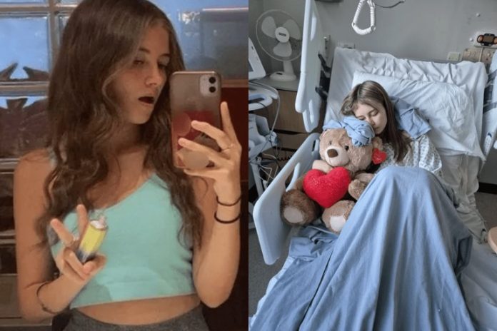 Adolescente pierde pulmón