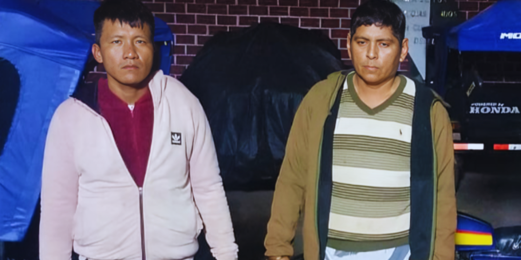 Detienen a dos sujetos presuntos autores de robo