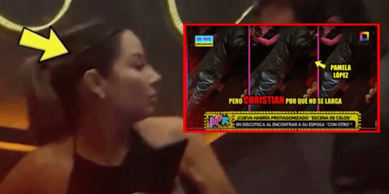 Christian Cueva y Pamela López protagonizan escena de celos en discoteca