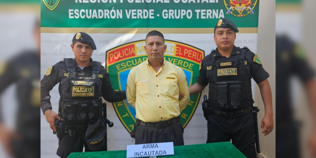 Detienen a vigilante por carecer de licencia de la SUCAMEC