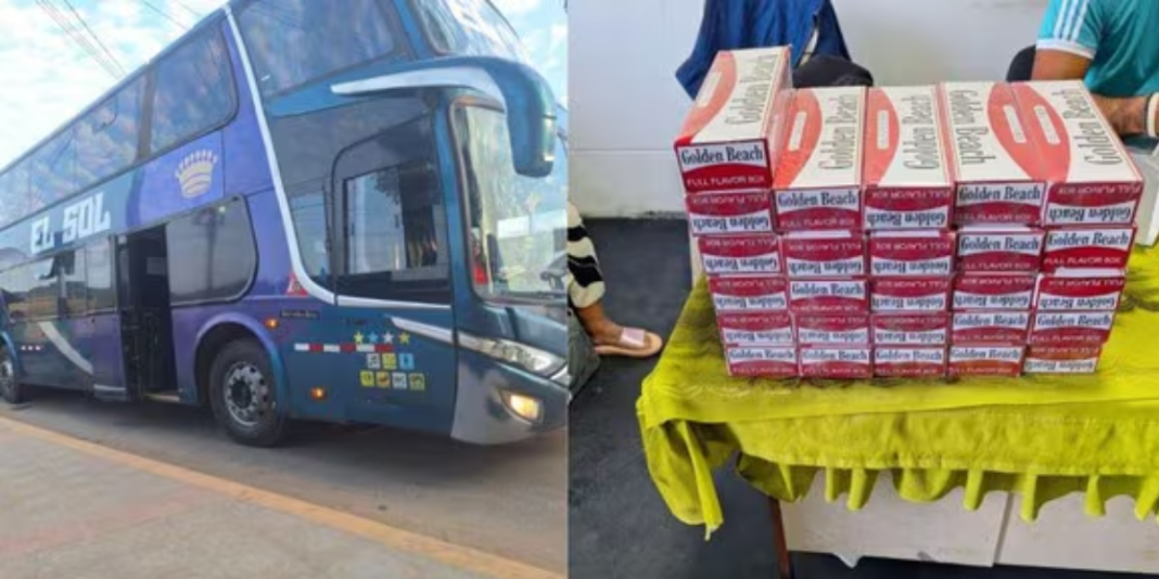 Tumbes: detienen a pasajeras con más de 10 mil cigarrillos de contrabando