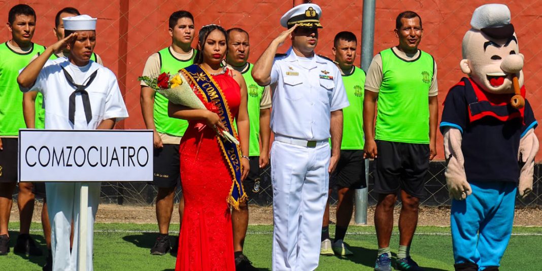 Inauguración olimpiadas en la Cuarta Zona Naval