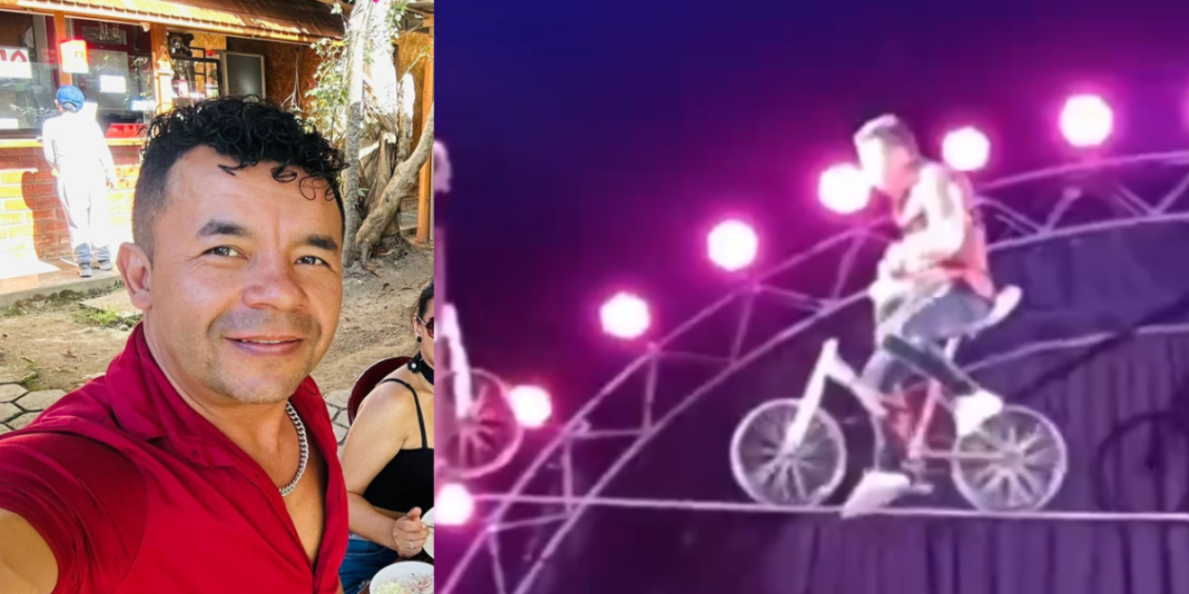 Rusia: Acróbata colombiano muere tras caer de la cuerda floja