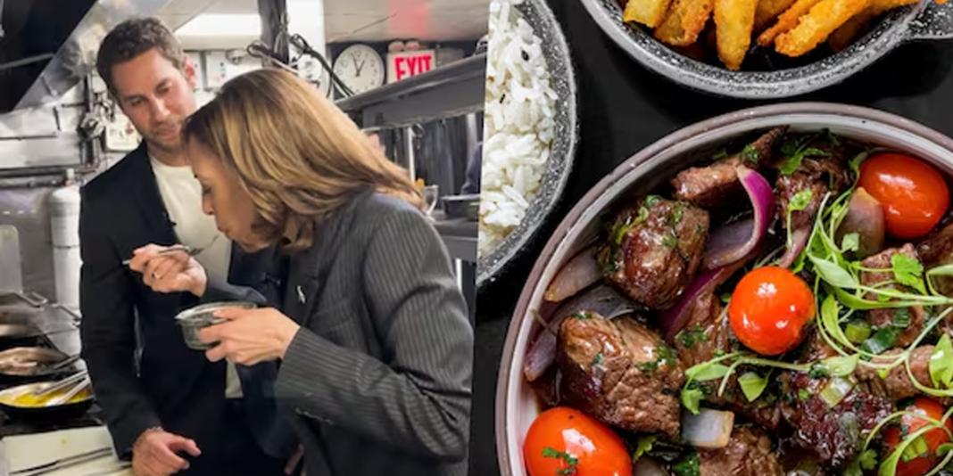 Kamala Harris disfruta de la cocina peruana en Nueva York