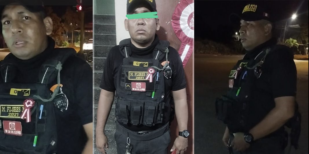 Intervienen a agente de serenazgo de la municipalidad de Manantay