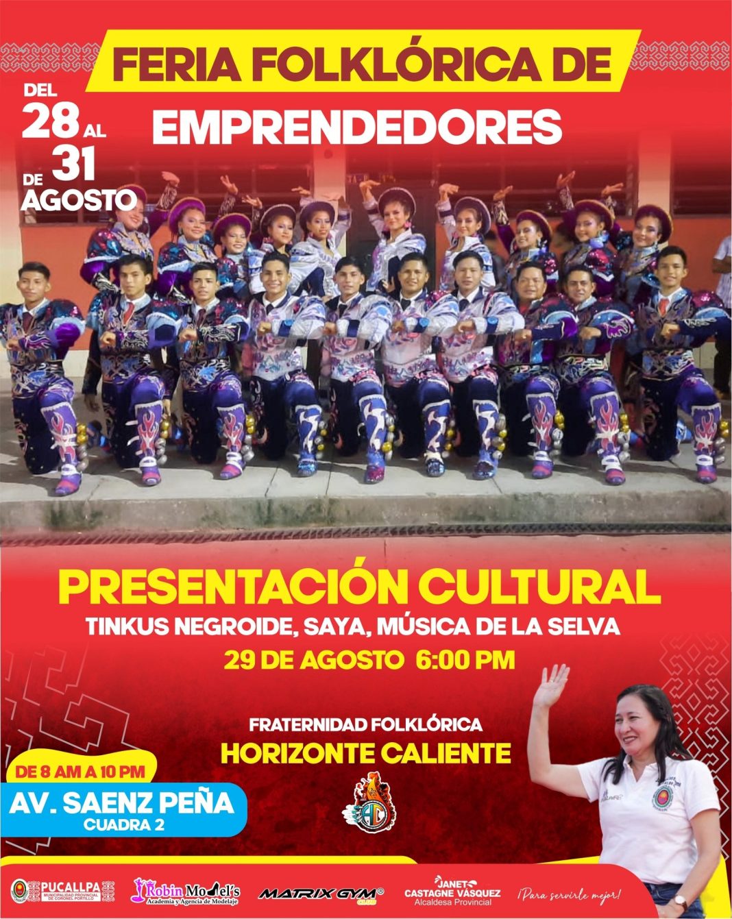 Hoy se inicia la Feria Folklórica de Emprendedores organizada por la MPCP