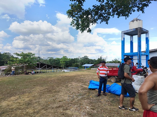 Tomaron instalaciones de PTAR de Von Humboldt pidiendo continuar la obra