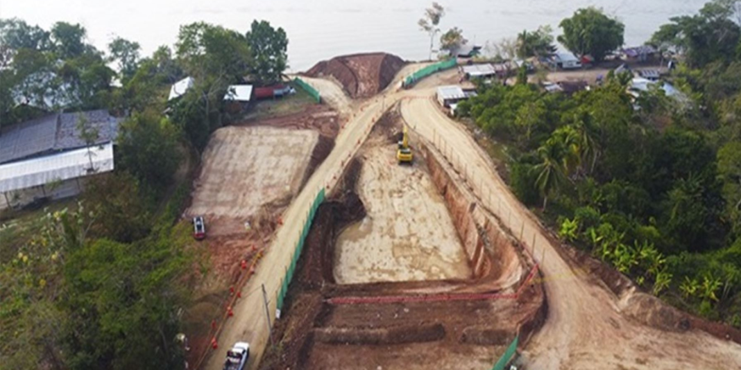 San Martín: Avances en la construcción del puente Tarata según cronograma