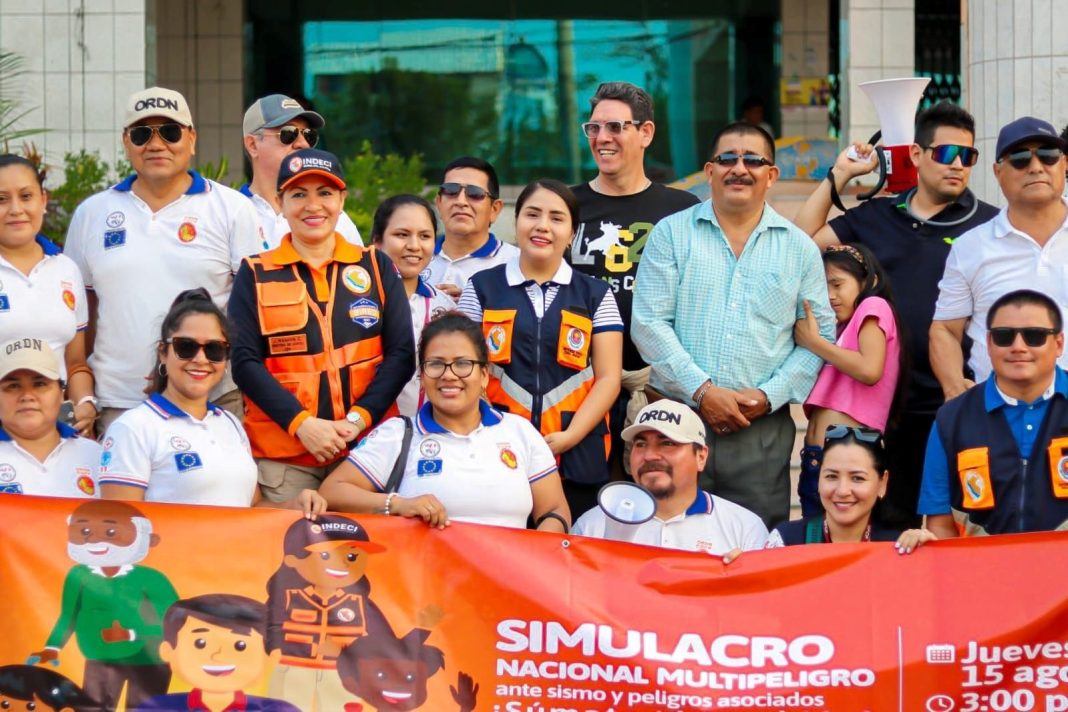 Realizaron pasacalle para sensibilizar sobre simulacro nacional multipeligro