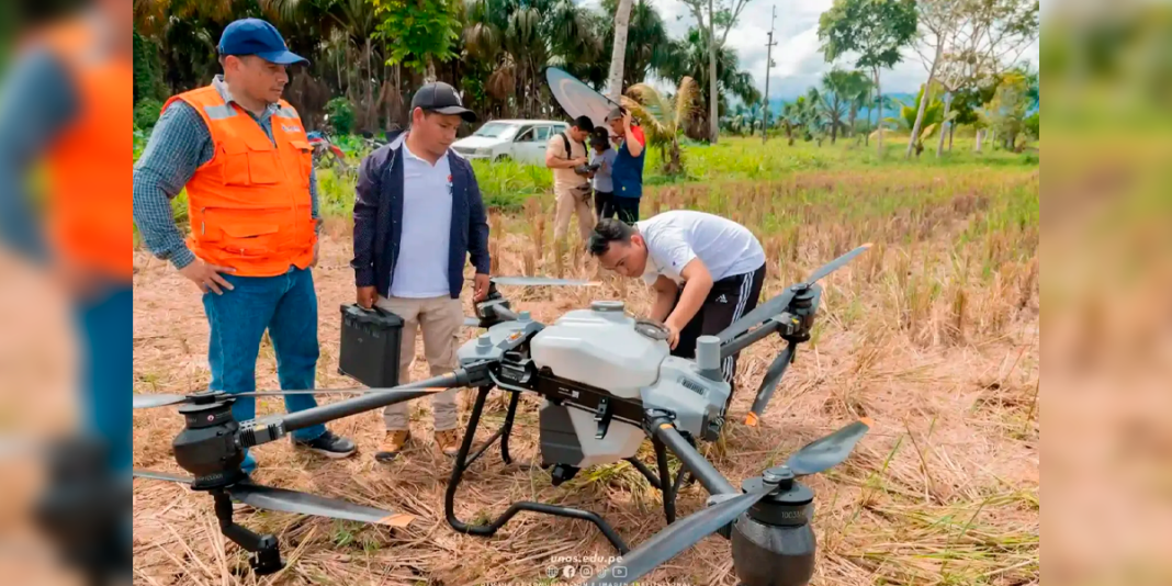 Tingo María: UNAS moderniza la investigación agrícola con drones de alta tecnología