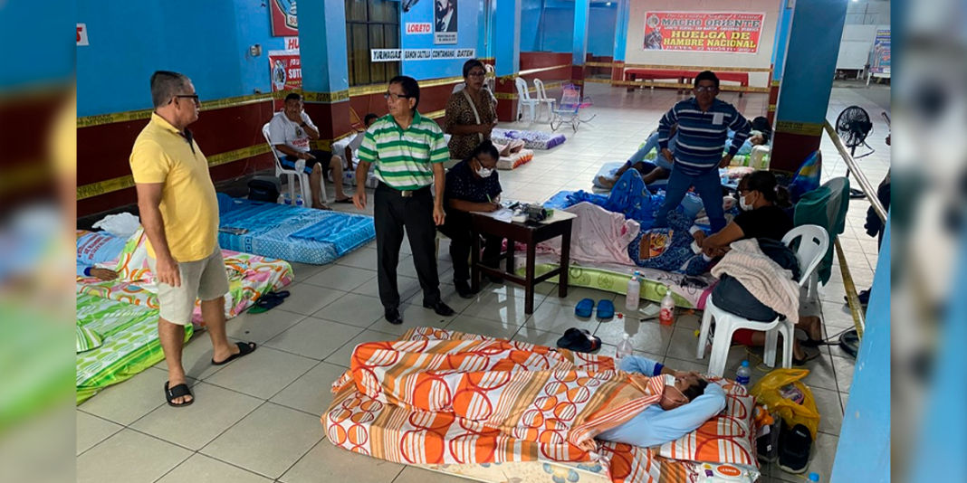 Loreto: docentes en huelga de hambre enfrentan consecuencias graves para su salud