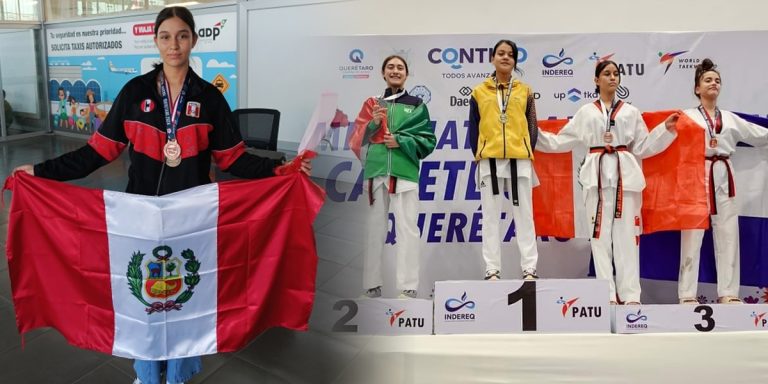 Deportista ucayalina Camila Knutzen retornó a Pucallpa con una presea de bronce