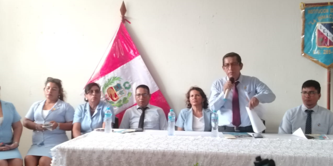 Institución Educativa La Inmaculada inicio programa de aniversario